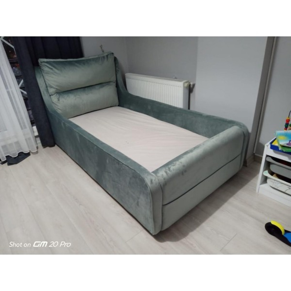 Puf Bebe Montessori 90X190 Mdf Çocuk Yatağı (Yatak Dahildir) - 90 x 200 cm - Gri Bebek-Çocuk Odası Fiyatı