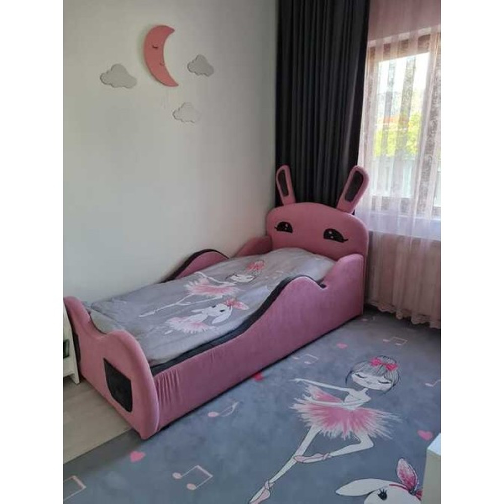Puf Bebe Montessori 90X190 Mdf Çocuk Yatağı (Yatak Dahildir) - Pembe - 120 x 200 cm Bebek-Çocuk Odası Fiyatı