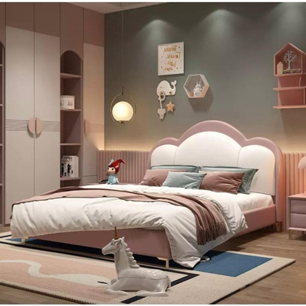 Puf Bebe Montessori Mdf Çocuk Yatağı 120 x 200 cm - Pembe - 90 x 190 cm Bebek-Çocuk Odası Fiyatı
