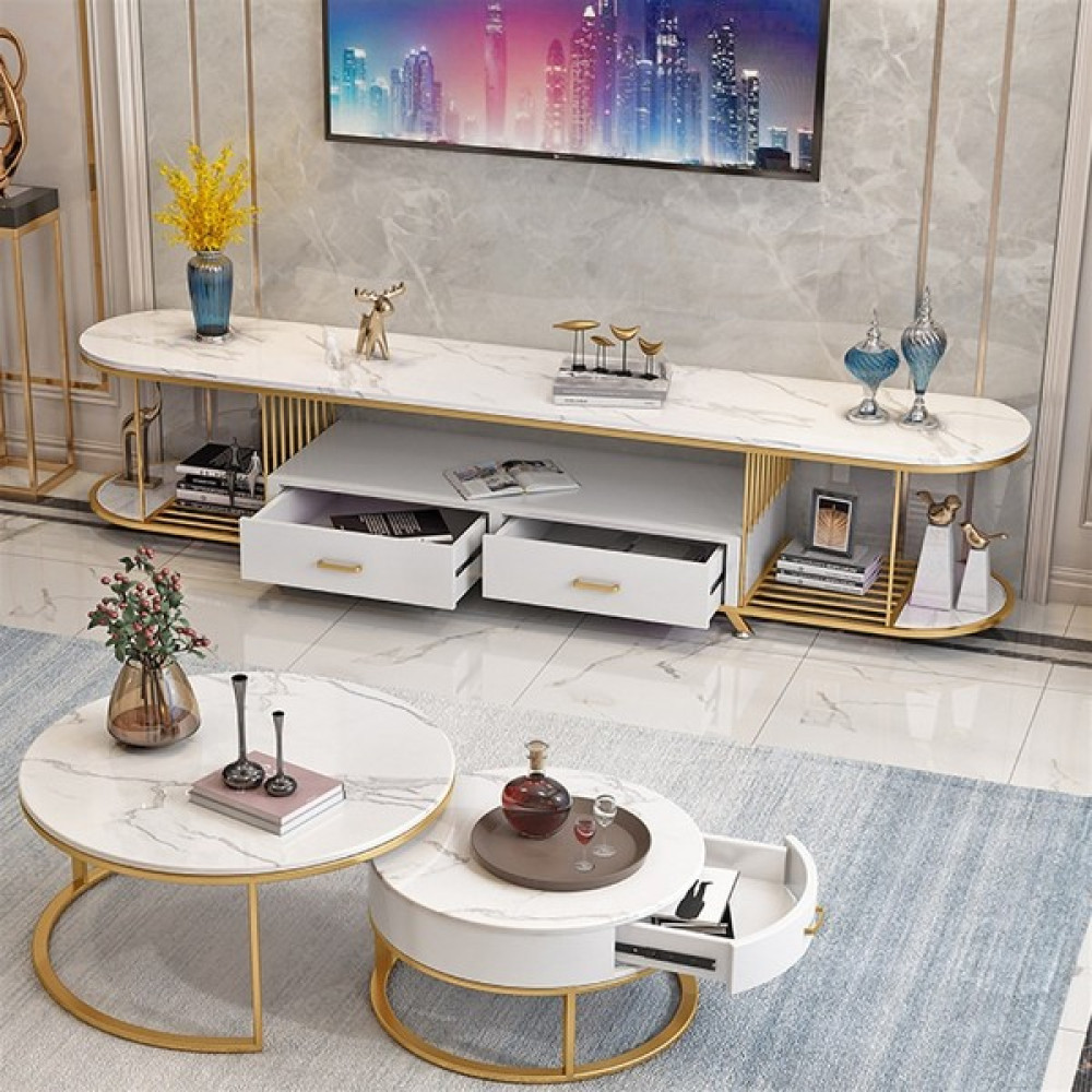Püff Konsept Leyda Beyaz Tv Ünitesi Tv Ünitesi / Sehpası Fiyatı