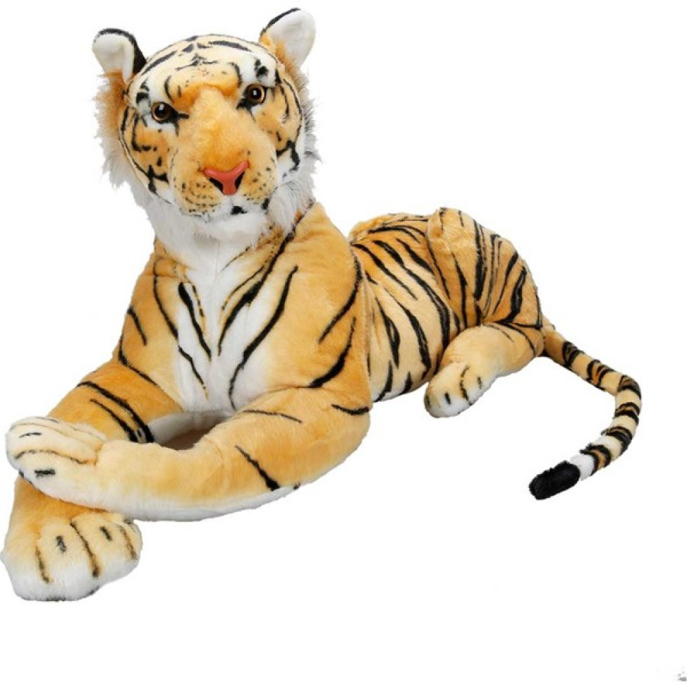 Puffy Friends Kaplan 60 cm Yatan Peluş Oyuncak Peluş Oyuncaklar Fiyatı