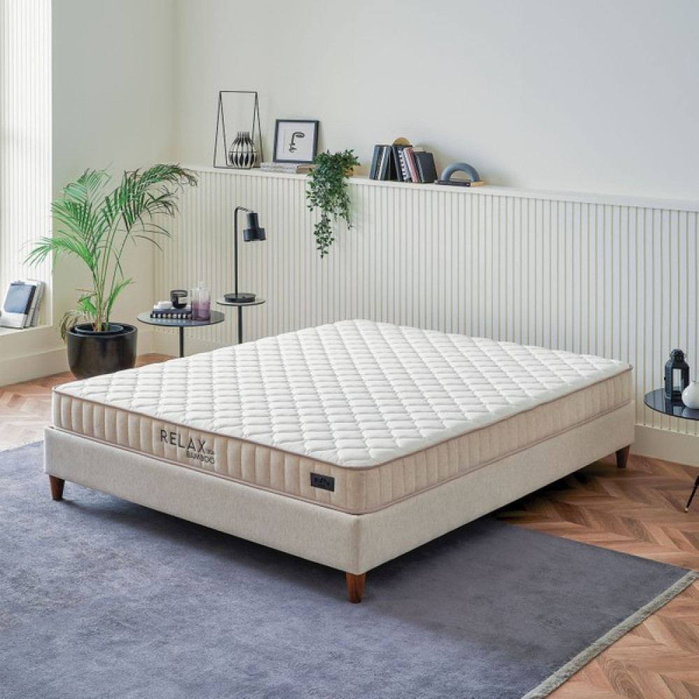 Puffy Relax 7/24 Bamboo Roll Pack Pocket Yaylı Yatak - 90 x 190 cm Yatak Fiyatı