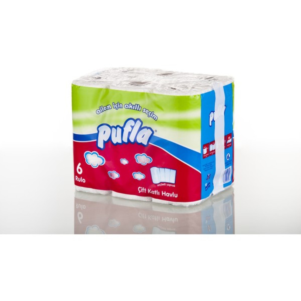 Pufla 6'lı Kağıt Havlu Kağıt Havlu Fiyatı