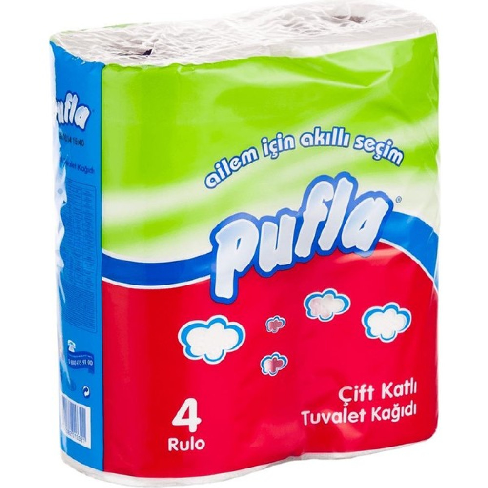 Pufla Tuvalet Kağıdı 4 'lü Tuvalet Kağıdı Fiyatı