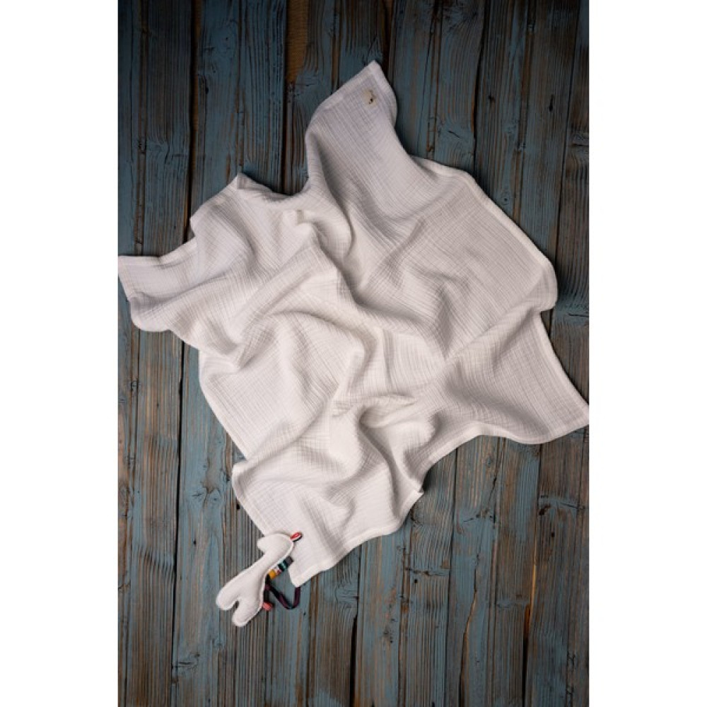 Puflingo 4 Kat Müslin Oyun Arkadaşlı Battaniye - 80 x 90 cm - Beyaz Oto Boyaları Fiyatı