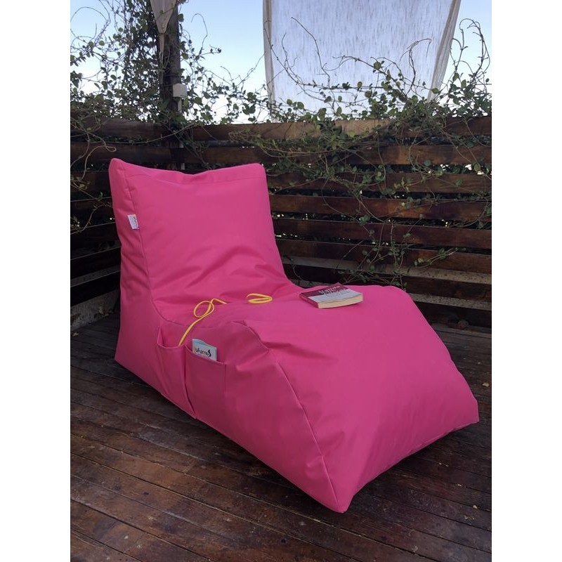 Pufumo Daybed Armut Koltuk Pembe Polyester 75 cm Sırt Yüksekliği 60 cm Genişlik İçin Konforlu Kullanım Koltuk Fiyatı