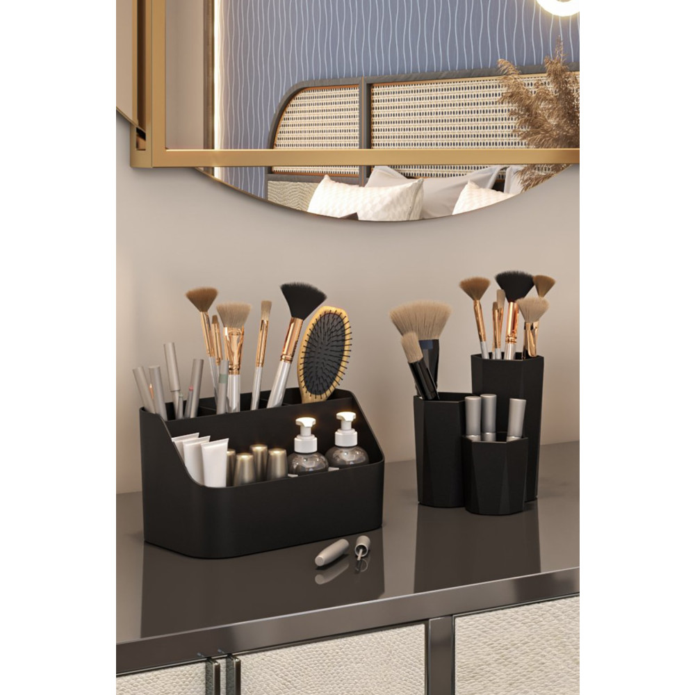 Pufwin Home Ikili Organizer Seti Makyaj Kozmetik Düzenleyici Ve Banyo Düzenleyici Eşya Saklama / Düzenleme Fiyatı