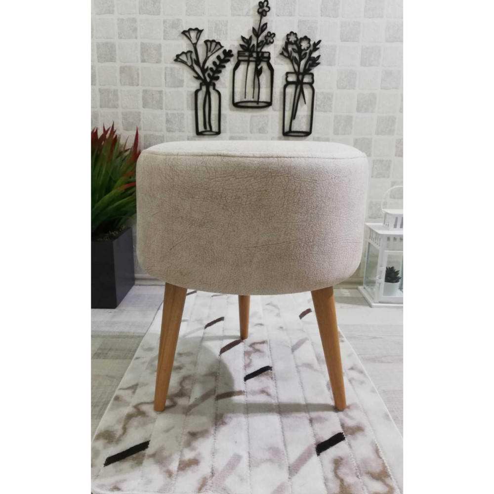 PufyHome Yüksek Ayaklı Dekoratif Puf Puf Fiyatı