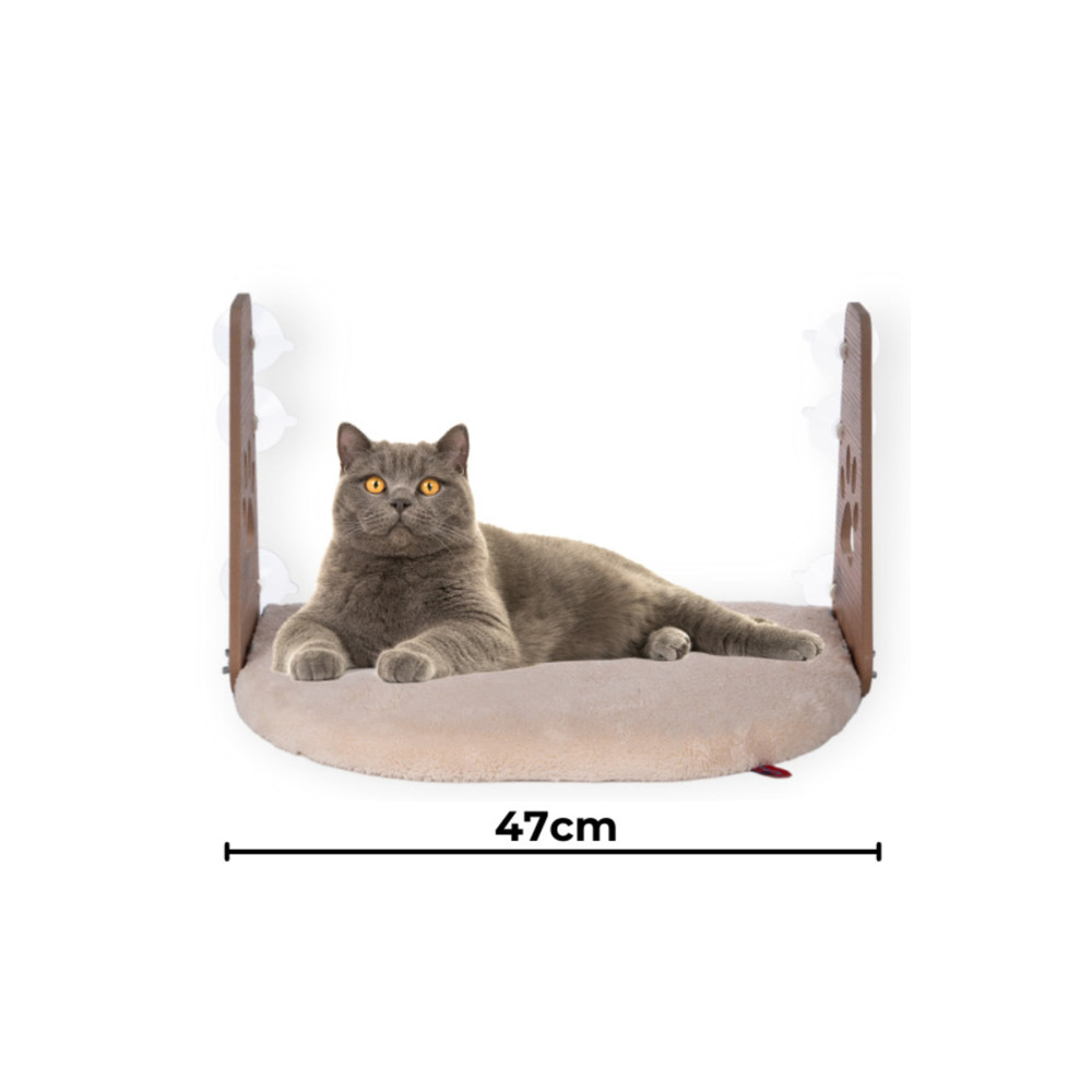 PUGALO Cam Yatağı Vantuzlu Kedi Cam Yatağı Vantuzlu Yatak Krem L Beden Evcil Hayvan Ürünleri Fiyatı