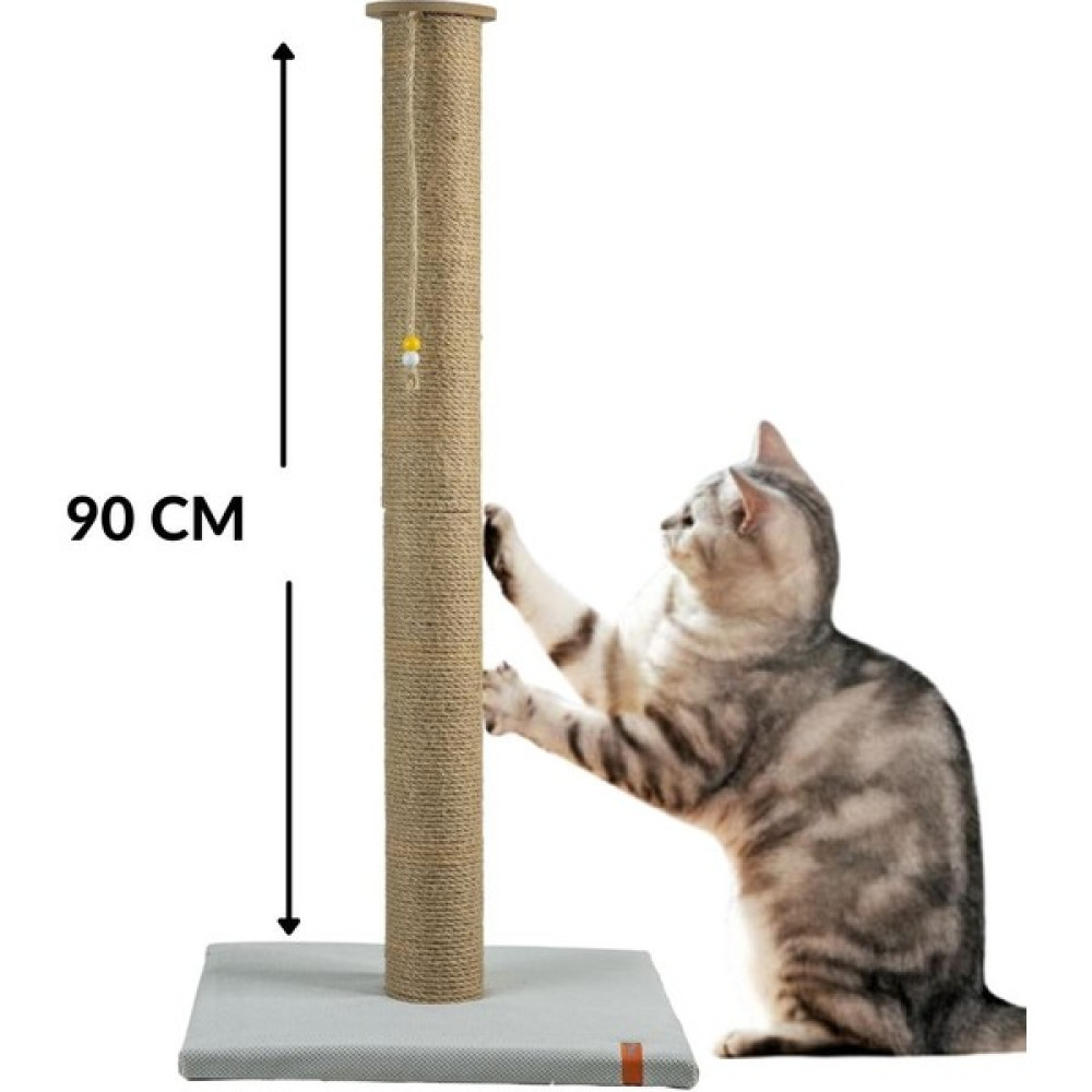 Pugalo Tırmalama 90 cm Catnipli Büyük Kedi Tırmalama Tahtası Gri Evcil Hayvan Ürünleri Fiyatı