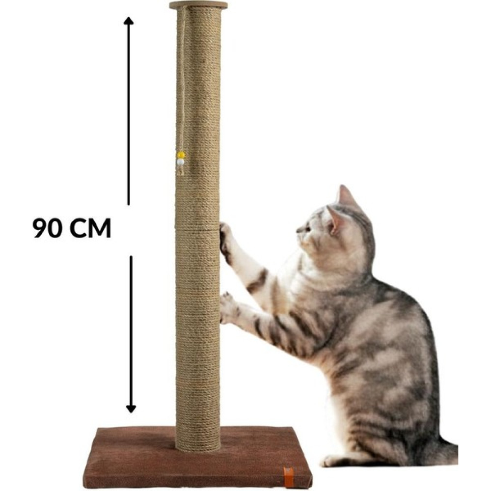 Pugalo Tırmalama 90 cm Catnipli Büyük Kedi Tırmalama Tahtası Kahverengi Evcil Hayvan Ürünleri Fiyatı