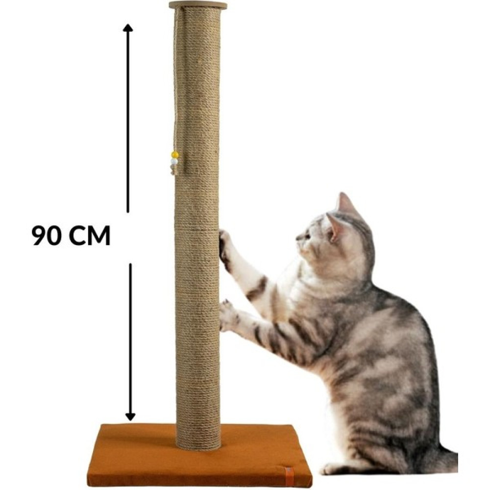 Pugalo Tırmalama 90 cm Catnipli Büyük Kedi Tırmalama Tahtası Turuncu Evcil Hayvan Ürünleri Fiyatı