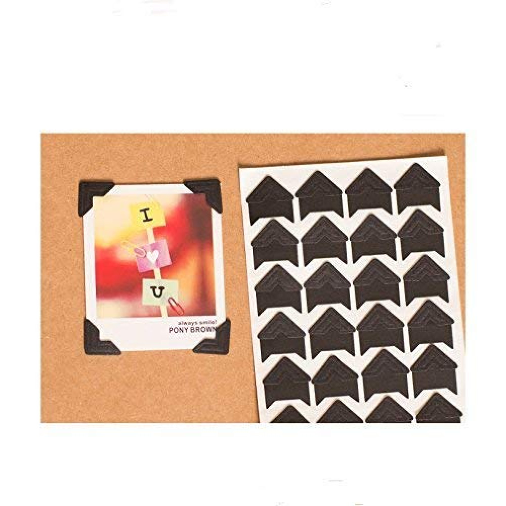 Pulaisen 360 Count Self-Adhesive Acid Free Photo Corners Scrapbooks Memory Books