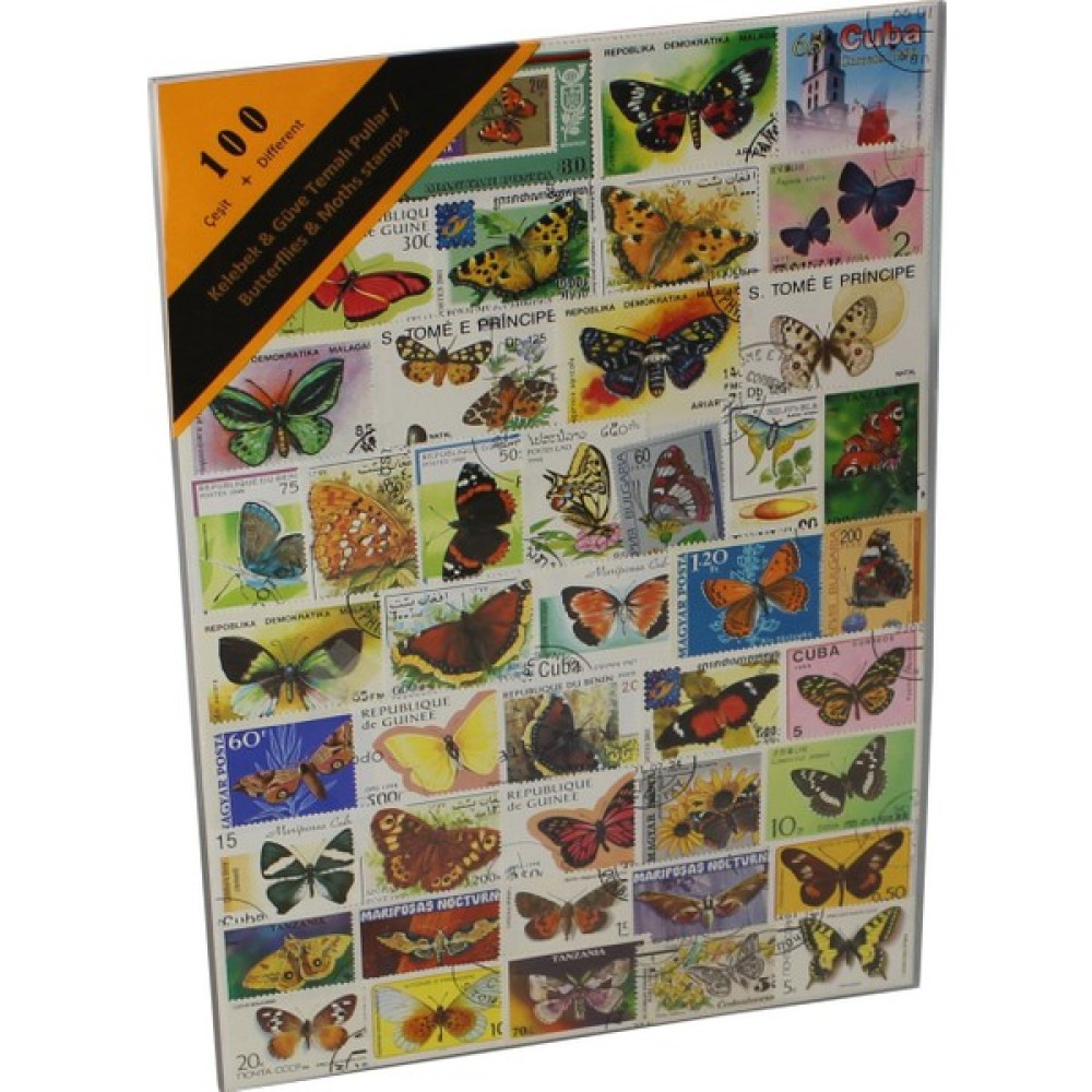 Pulko History 1970 100 Çeşit Damgalı Tematik Pul Koleksiyonu Kelebek & Güve Temalı Pullar Oto Boyaları Fiyatı