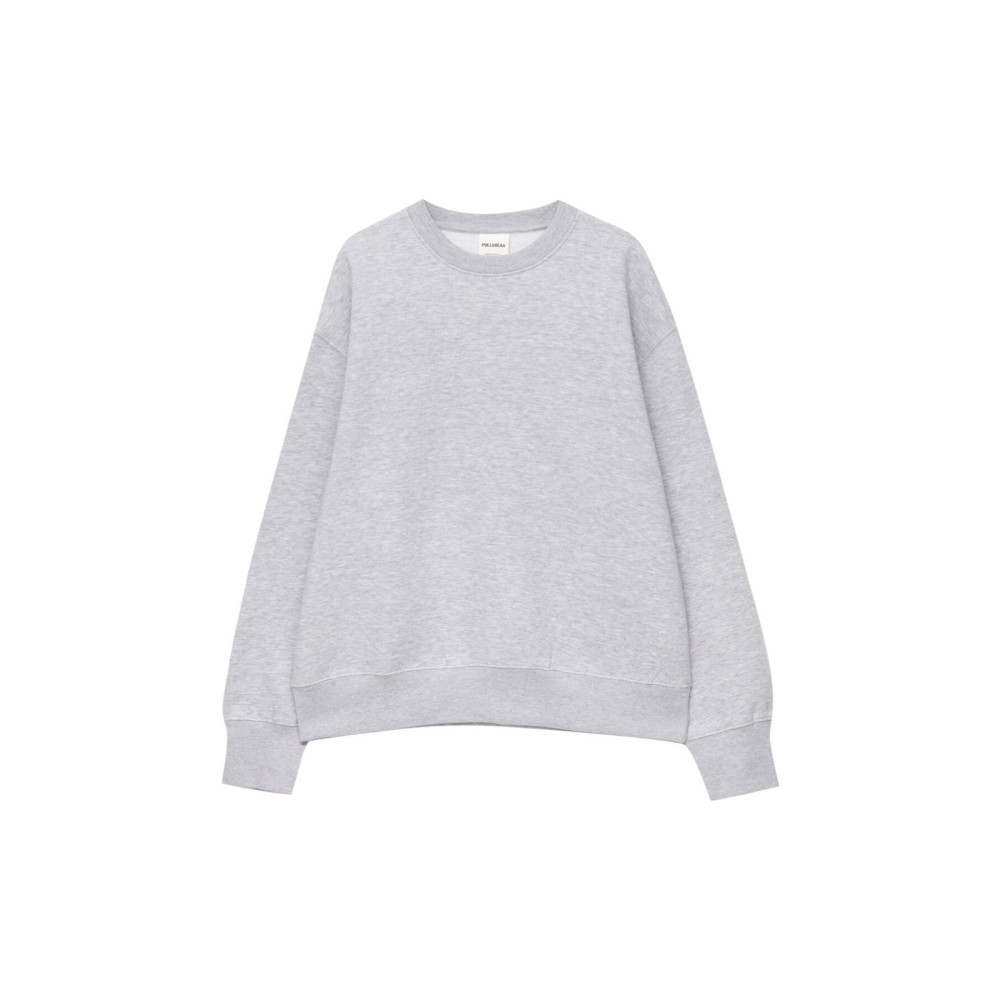 Pull & Bear Basic oversize bisiklet yaka sweatshirt XXS Beden Bayan Sweatshirt Fiyatı