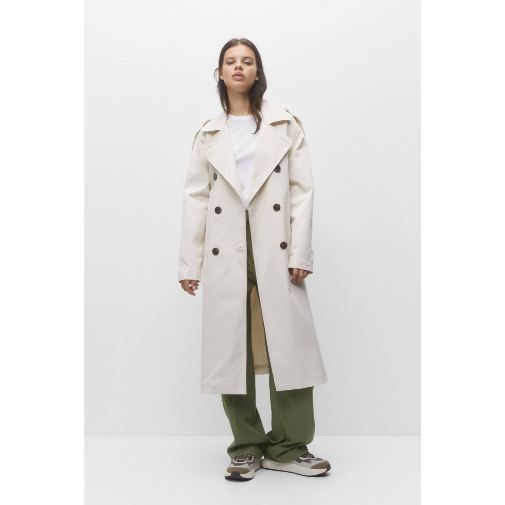 Pull & Bear Basic Trençkot L Beden Kadın Trençkot Fiyatı