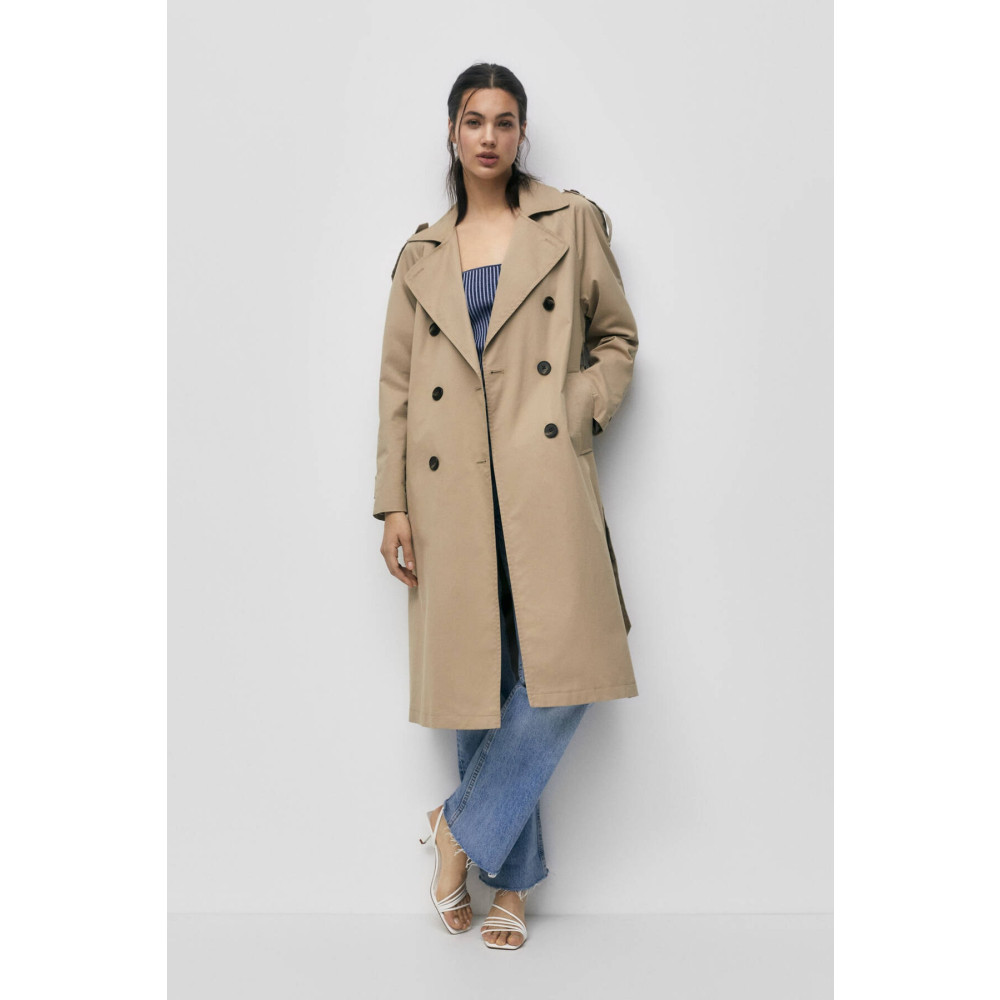 Pull & Bear Kadın Basic trençkot XS Beden Kadın Trençkot Fiyatı