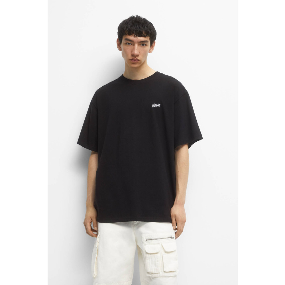 Pull & Bear Stwd Logolu T-shirt L Beden Bayan T-shirt Fiyatı