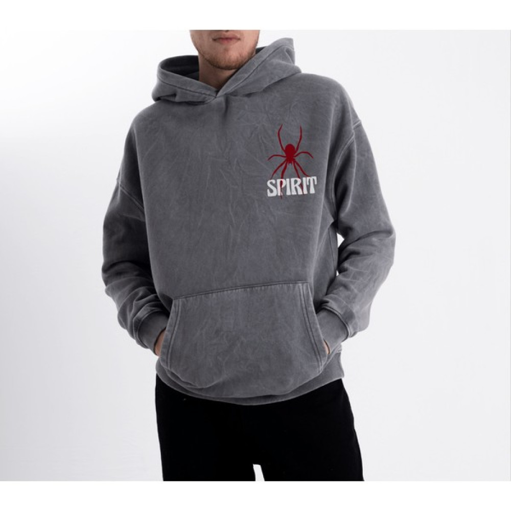 Pull The Hood Unisex Oversize Eskitme Spirit Kapüşonlu Sweatshirt Bayan Sweatshirt Fiyatı