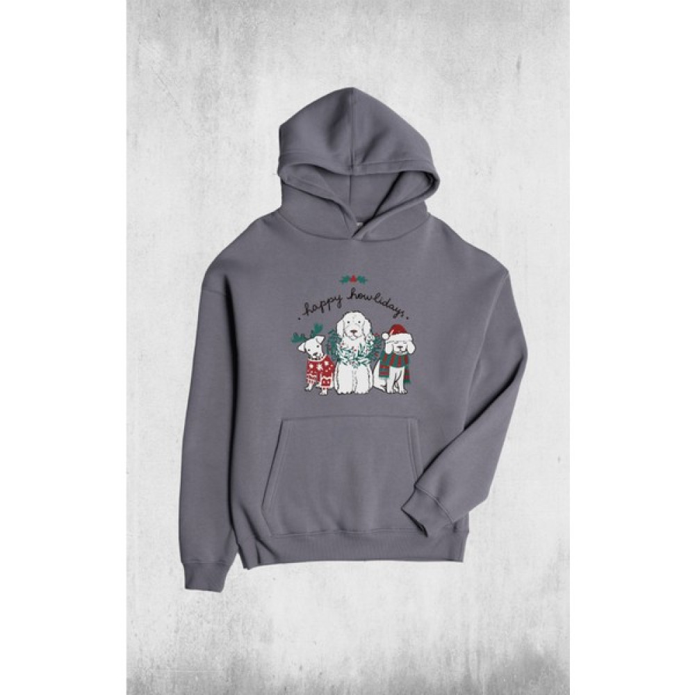 Pull The Hood Unisex Oversize Howliday Kapüşonlu Sweatshirt Bayan Sweatshirt Fiyatı