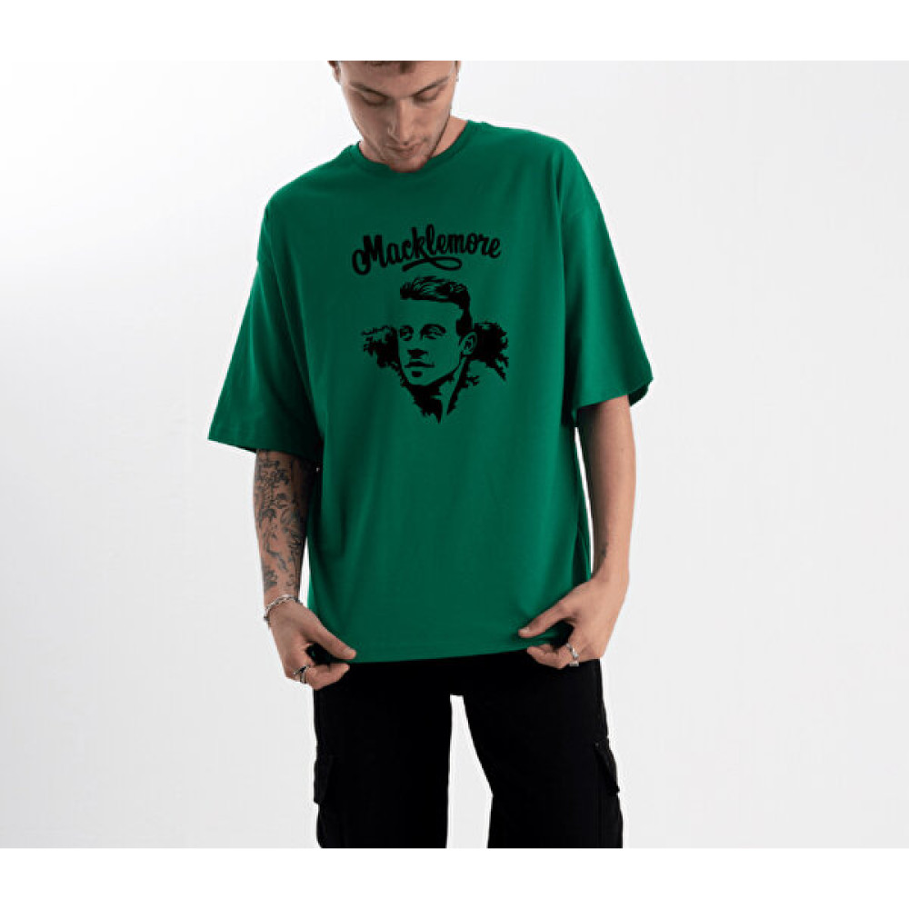 Pull The Hood Unisex Oversize Macklemore Tshirt Bayan T-shirt Fiyatı