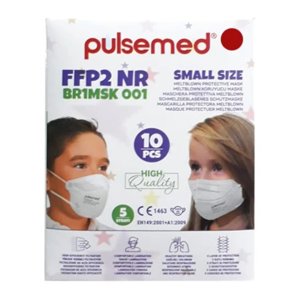 Pulsemed Ffp2 Meltblown Koruyucu Çocuk Maske 10 Adet ( 1 Kutu) Ffp Maske Çok Renkli Kamp Aksesuarı Fiyatı