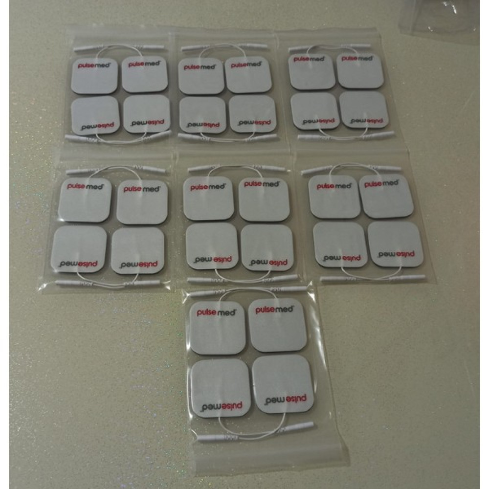 Pulsemed - Tens Cihaz Kablolu Yedek Elektrot 5x5 Tens Pedi 4 Lü (  7 Paket) Oto Boyaları Fiyatı