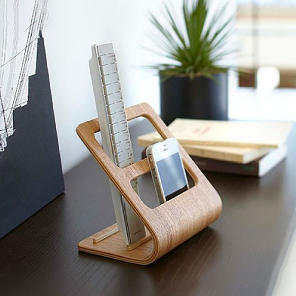 Puluz Ahşap Çok Fonksiyonlu Uzaktan Kumanda Düzenleyici Ahşap Rengi (Yurt Dışından) - 15.2 x 12 x 15.2cm Banyo Askılık Fiyatı