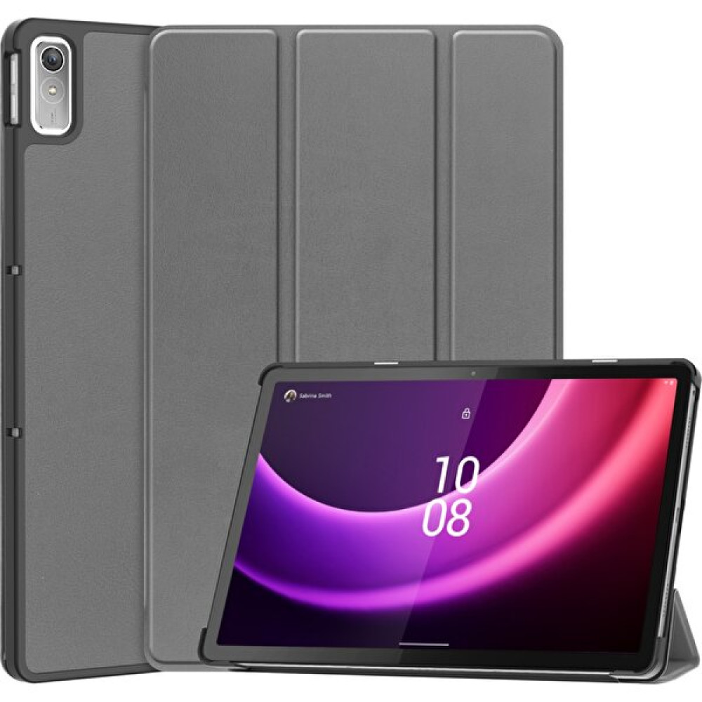 Puluz Lenovo Tab P11 Gen 2 Için Deri Tablet Kılıfı - Gri (Yurt Dışından) Tablet Kılıfı Fiyatı