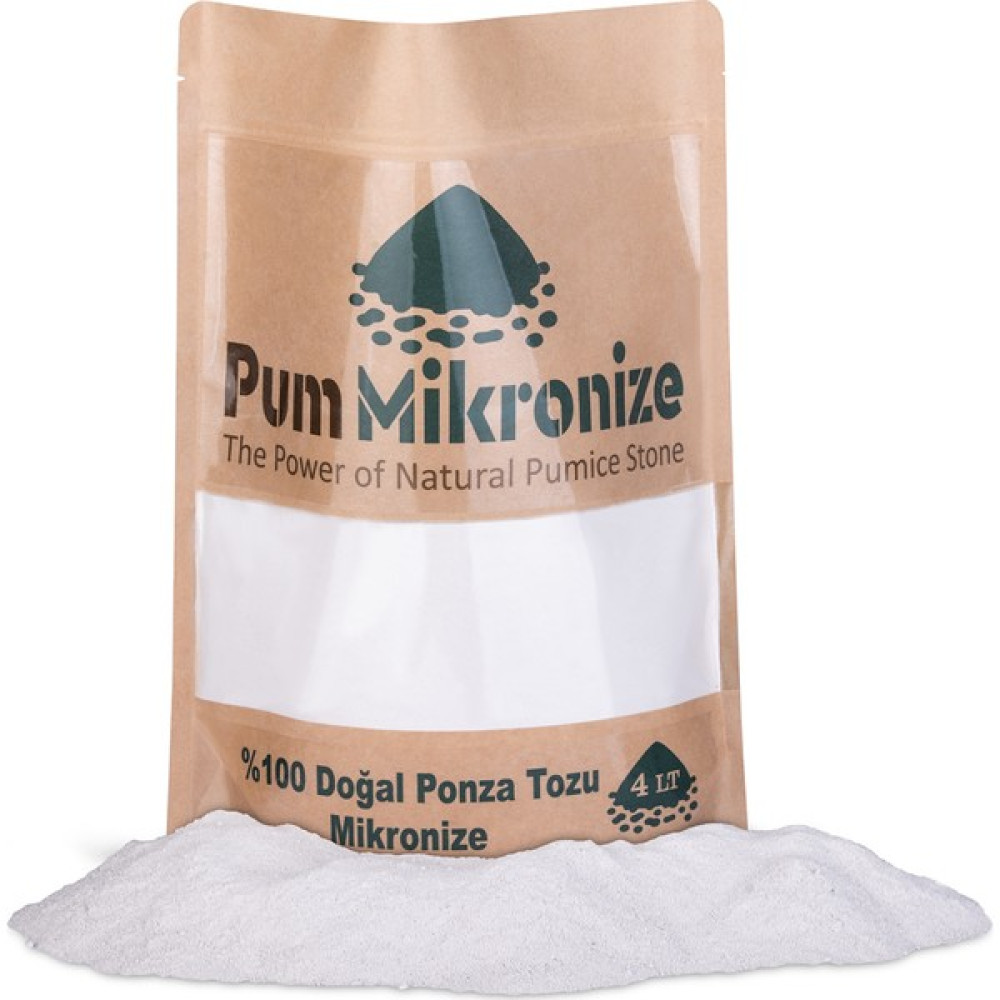 Pum Mikronize, 4 LITRE Mikron Ponza, Mikronize Ponza Tozu, Tekstil, Inşaat, Hammadde Nalburiye & Hırdavat Fiyatı