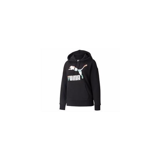 Puma 53007571 Classics Logo Hoodie Kadın Siyah Günlük Sweatshirt