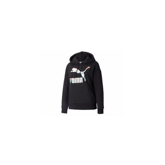 Puma 53007571 Classics Logo Hoodie Kadın Siyah Günlük Sweatshirt