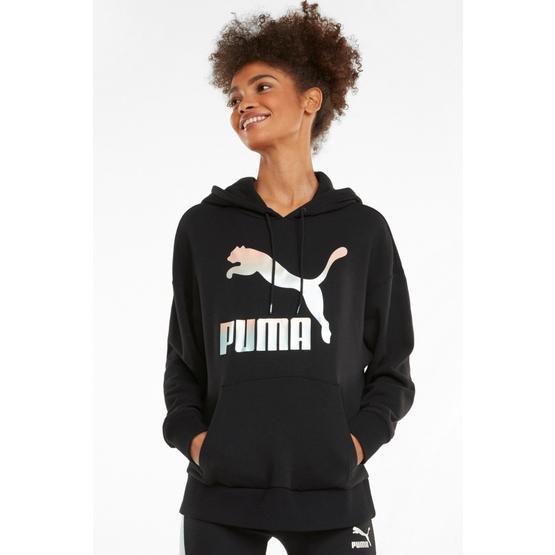 Puma 53007571 Classics Logo Hoodie Kadın Siyah Günlük Sweatshirt