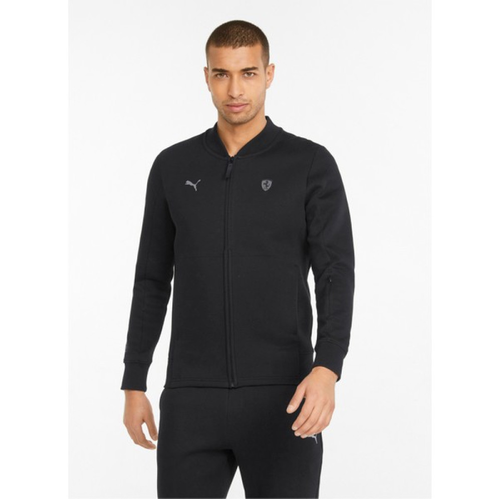 Puma Bisiklet Yaka Siyah Erkek Sweatshirt 53421001 Ferrari Style Sweat Jac Erkek Sweatshirt Fiyatı
