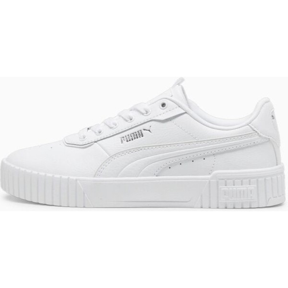 Puma Carina 2.0 Lux Beyaz-Gri Kadın Günlük Ayakkabı Kadın Günlük Ayakkabıları Fiyatı