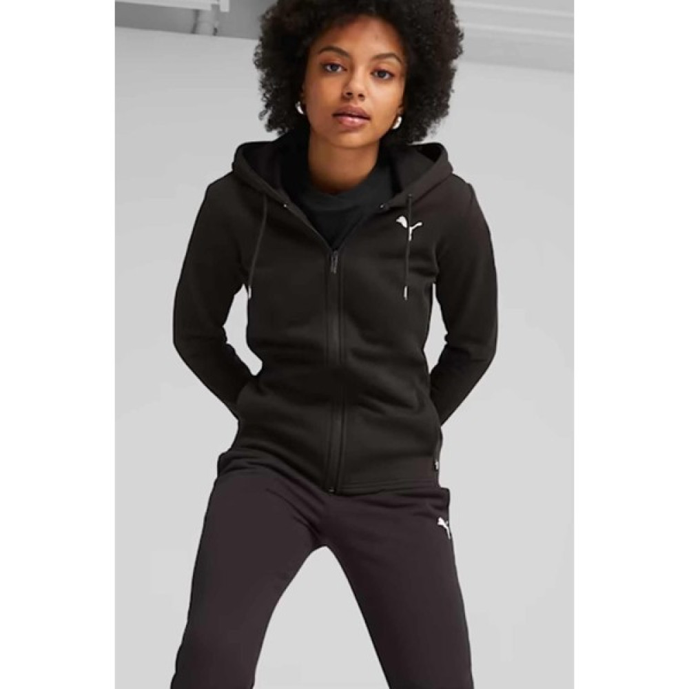 Puma Kadın Pamuklu Kumaş Kadın Eşofman Takım 622637-01 Sıyah Erkek Eşofman Fiyatı