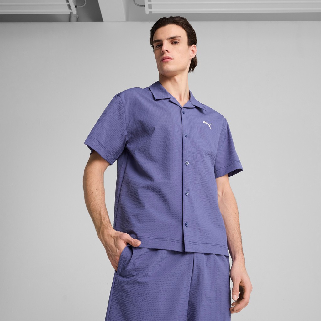 Puma Wardrobe Ess Relaxed Erkek Mavi Gömlek.46 Erkek Gömlek Fiyatı
