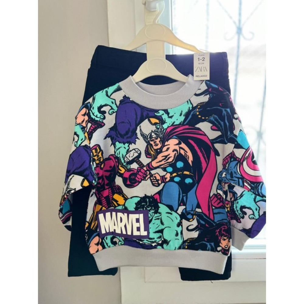 Pumpkin Marvel Sweatshırt Erkek Çocuk Sweatshirt Fiyatı