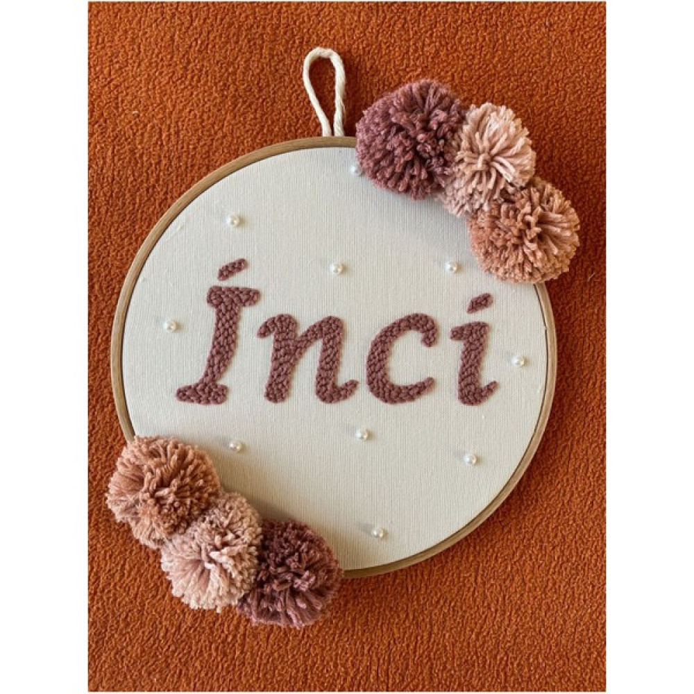 Punch Passion 21,5cm-Bebek Kapı Süsü/ Hastane Odası Kapı Süsü/isimli Kapı Süsü, Isimli Duvar Panosu, Punch - Ekru Bebek Kapı Süsü Fiyatı