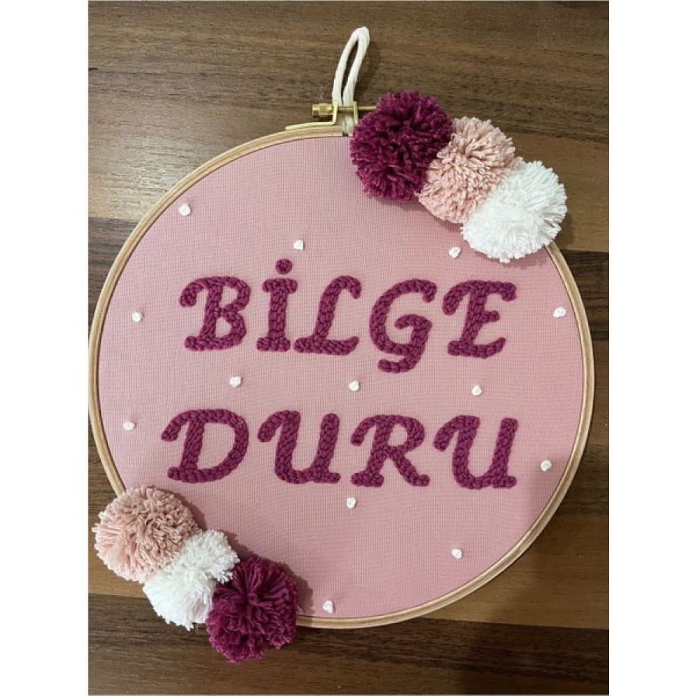 Punch Passion 25 cm Bebek Kapı Süsü/ Hastane Odası Kapı Süsü/isimli Kapı Süsü, Isimli Duvar Panosu, Punch - Ekru Bebek Kapı Süsü Fiyatı