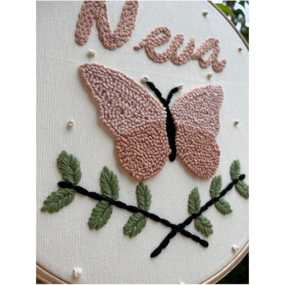 Punch Passion 25cm- Bebek Odası Kapı Süsü / Hastane Odası Kapı Süsü / Bebek Hediyelik / İsme özel kapı süsü - Pudra - 0 - 3 Yaş Bebek Kapı Süsü Fiyatı