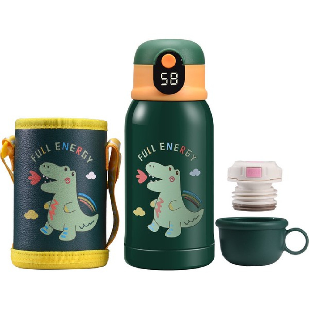 Puni 500ML Çocuk Suluk Matara Paslanmaz Çelik Su Bardağı Okul Şişesi (Yurt Dışından) - Yeşil Suluk Fiyatı