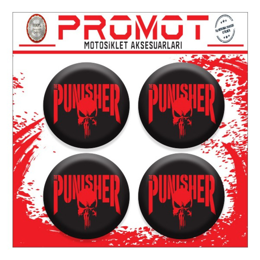 Punısher Tasarımlı Koruma Takozu Logosu 2 Oto Boyaları Fiyatı