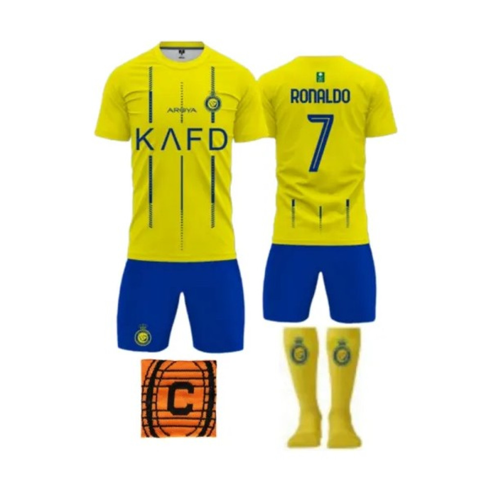 Pupa Yelken All Nassr Ronaldo Çocuk Yeni Sezon 2023/24 Forması Futbol Malzemeleri Fiyatı