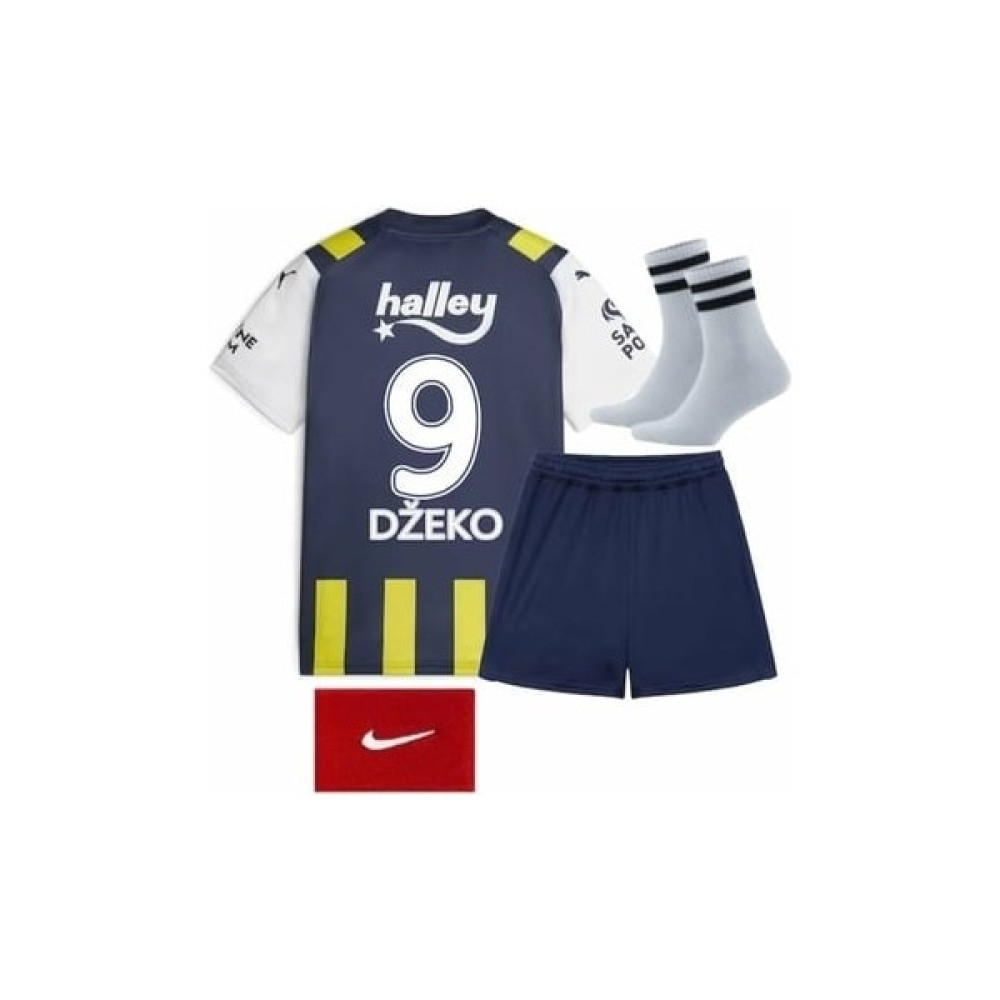 Pupa Yelken Fenerbahçe Yeni Sezon Çubuklu 2023/24 Dzeko Forması Futbol Malzemeleri Fiyatı