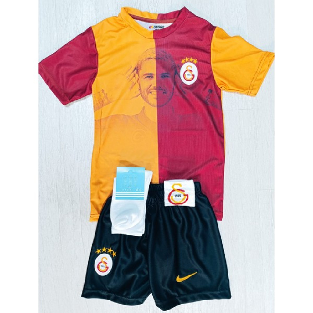 Pupa Yelken Gâlâtâsârây Icârdi 2023/2024 Sezon Çocuk Futbol Forması Çorap Bileklik Hediye 4 Parça Futbol Malzemeleri Fiyatı