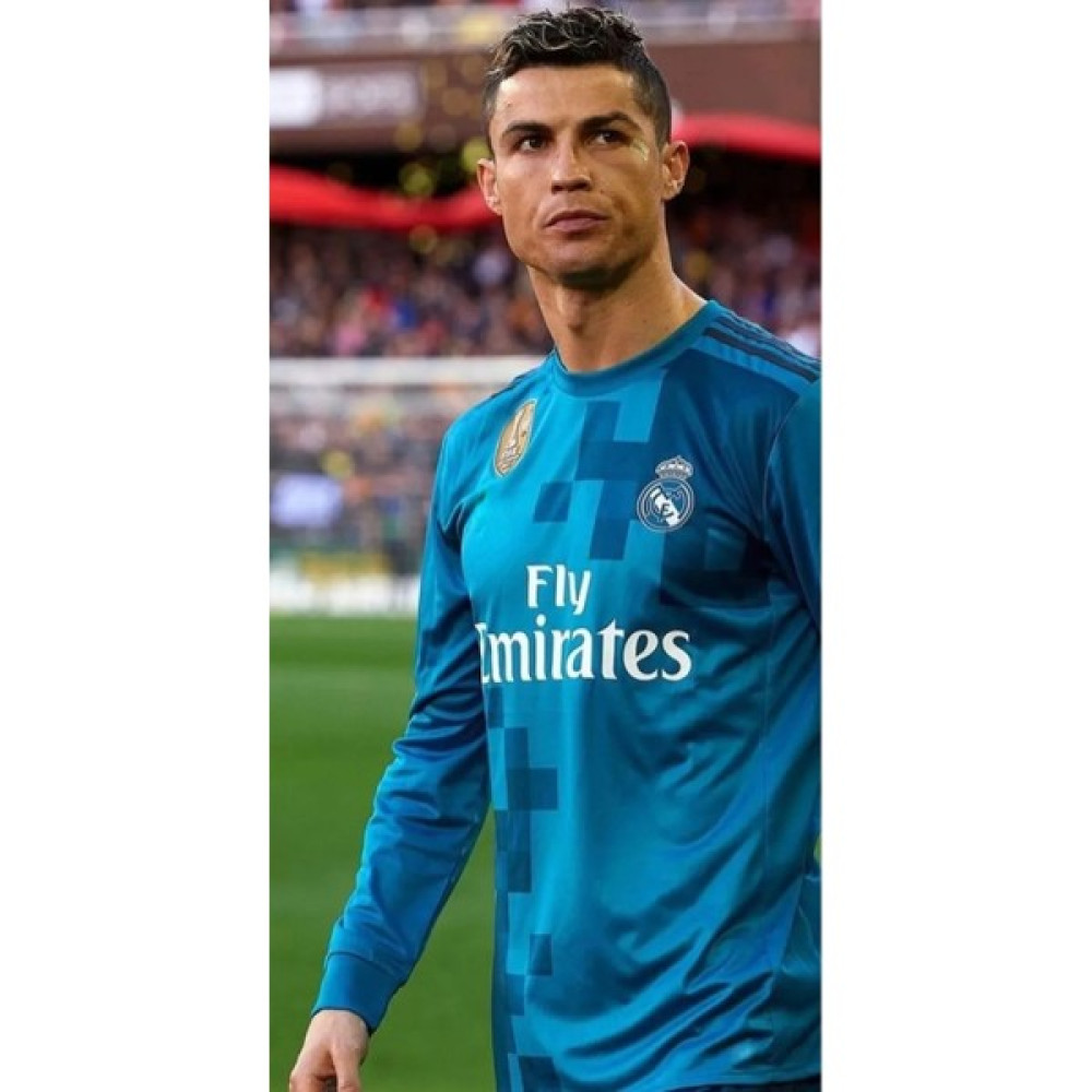 Pupa Yelken Real Madrid Cristiano Ronaldo 2017 2018 Okyanus Yeşili-Turkuaz Şampiyonlar Ligi Deplasman Forması Futbol Malzemeleri Fiyatı