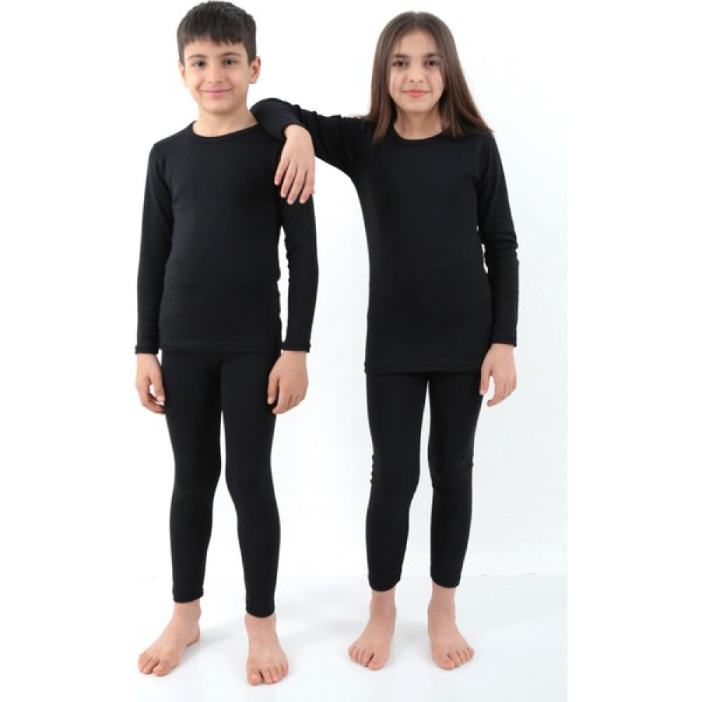 Pupool  Isıl Termal Unisex Çocuk Pamuklu Termal Takım - Siyah - 11 - 13 Yaş Oto Boyaları Fiyatı