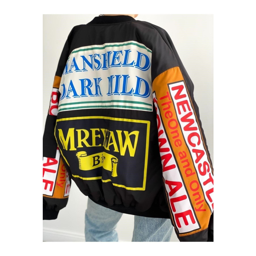 Puqqa Siyah Unisex Mansfield Vintage Bomber Ceket L Beden Bayan Ceket Fiyatı
