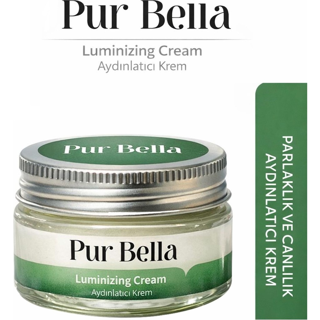 Pur Bella Luminizing Cream Aydınlatıcı Yüz Kremi – C Vitamini, Niacinamide & Alpha Arbutin - beyaz Diğer Fiyatı